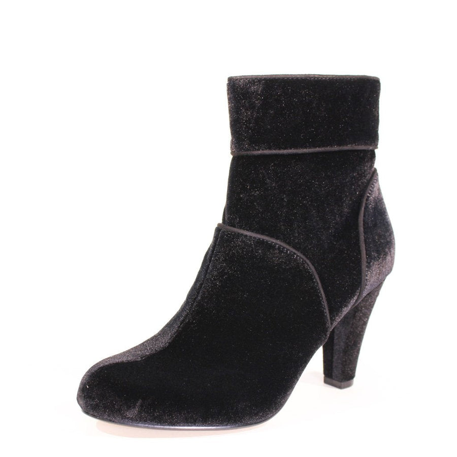 Topaz Velvet Booties - Glamourous Grace