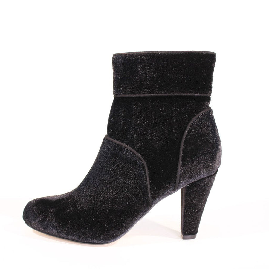 Topaz Velvet Booties - Glamourous Grace
