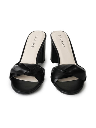 Black Tori sandals by J.Adams featuring a sleek open-toe design and stylish straps, perfect for casual or dressy summer wear.