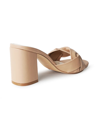 Light tan J.Adams Tori sandals with open toe design and ankle straps, displayed on a neutral background.