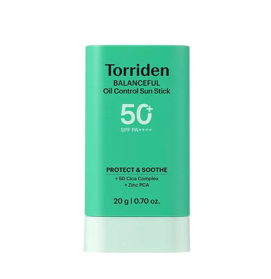 Torriden Balanceful For Men Cica Oil Control Sun Stick SPF50+ PA++++ 20g - Glamourous Grace