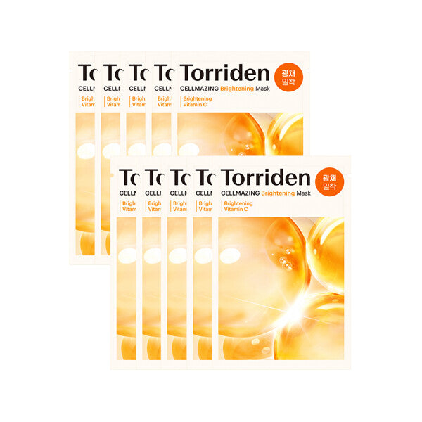 Torriden Cellmazing Vita C Brightening Mask Sheet 26ml X 10ea - Glamourous Grace