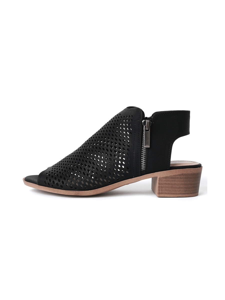 Tracy | Black Nubuck - Glamourous Grace