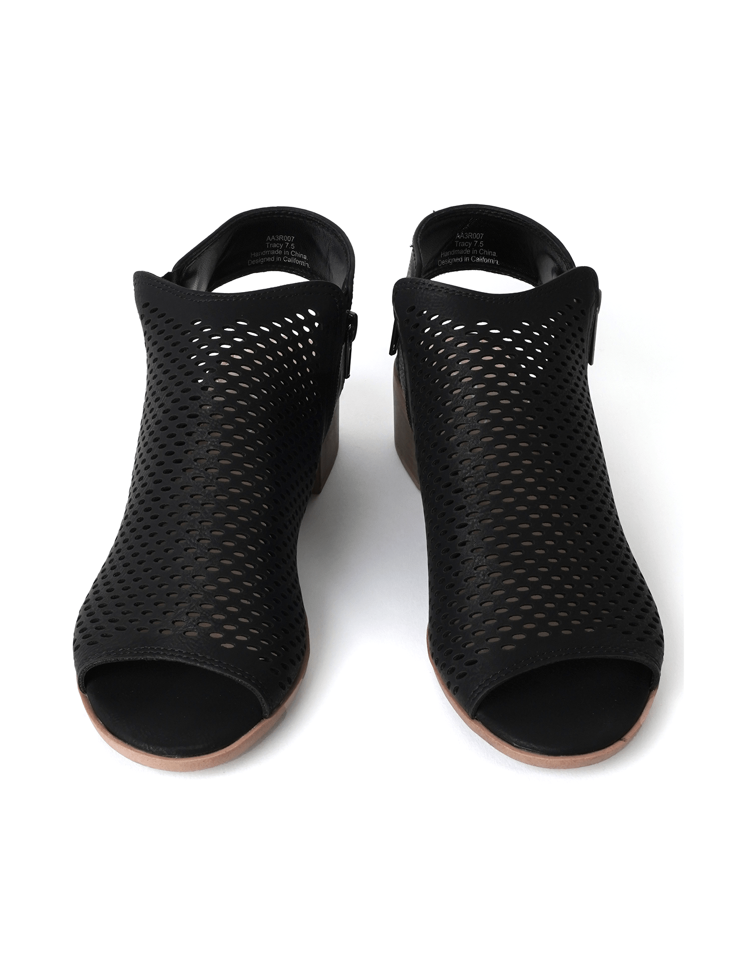 Tracy | Black Nubuck - Glamourous Grace