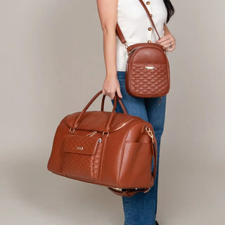 Weekender Travel Bag | Caramel