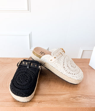 Treads Clogs in Black - Glamourous Grace