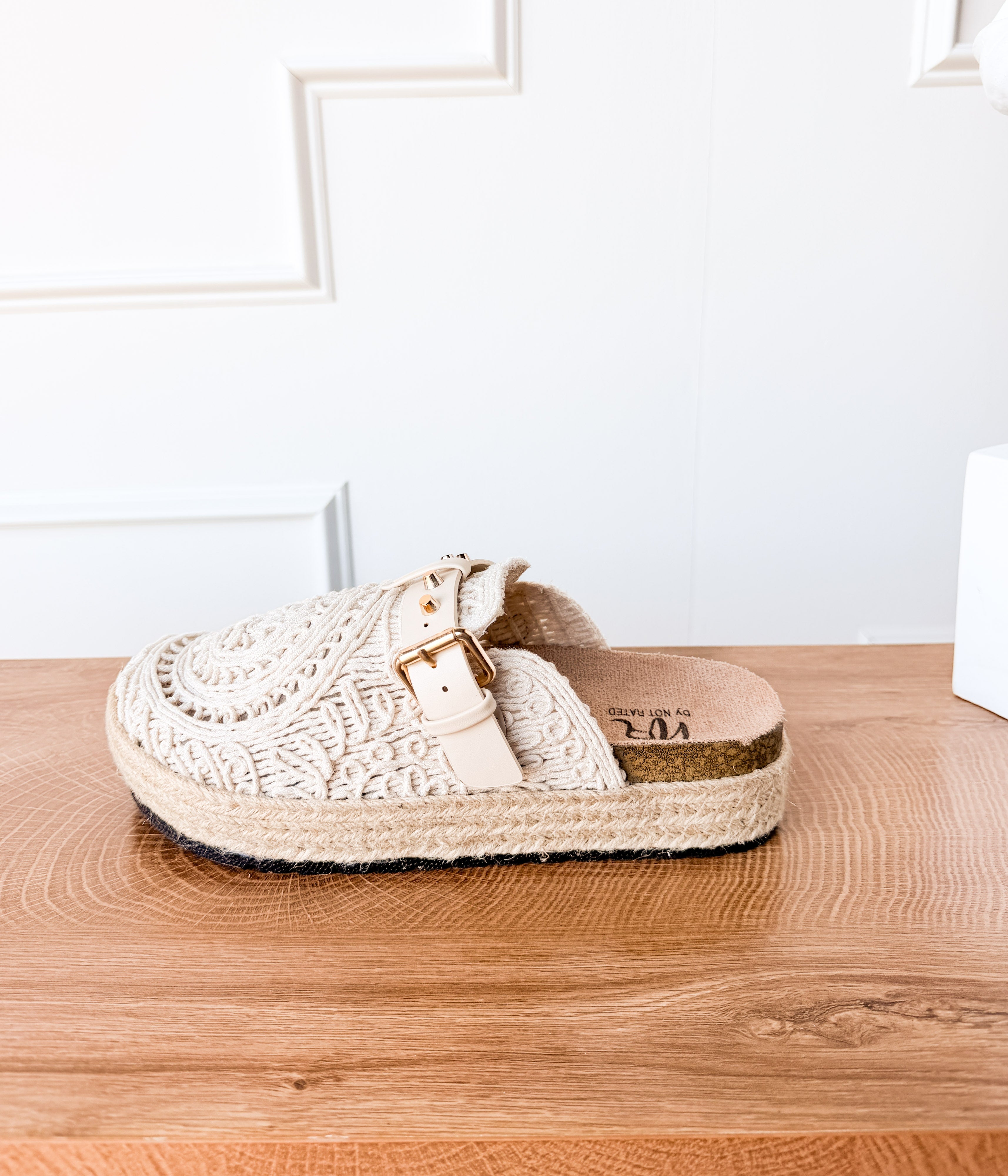 Treads Clogs in White - Glamourous Grace
