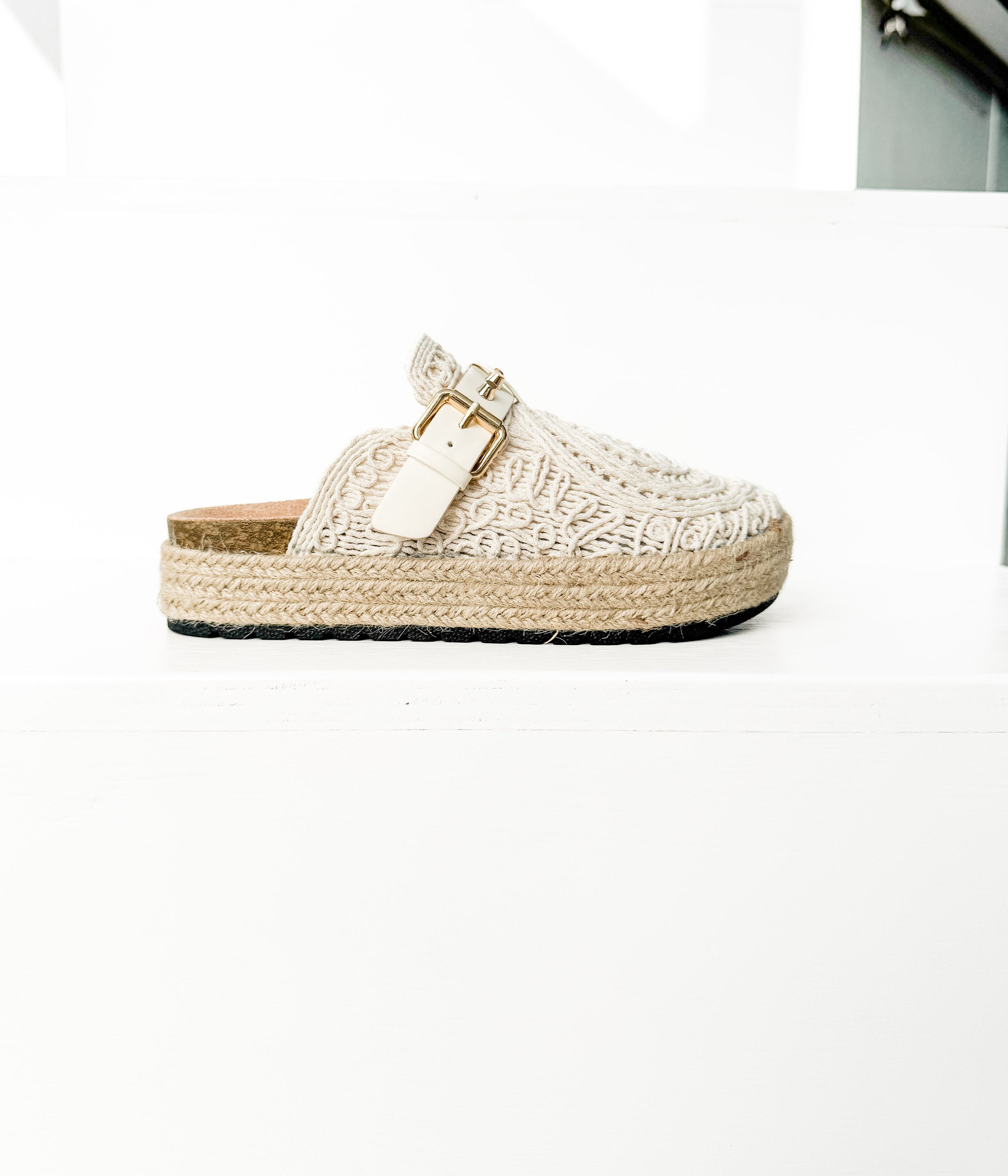Treads Clogs in White - Glamourous Grace