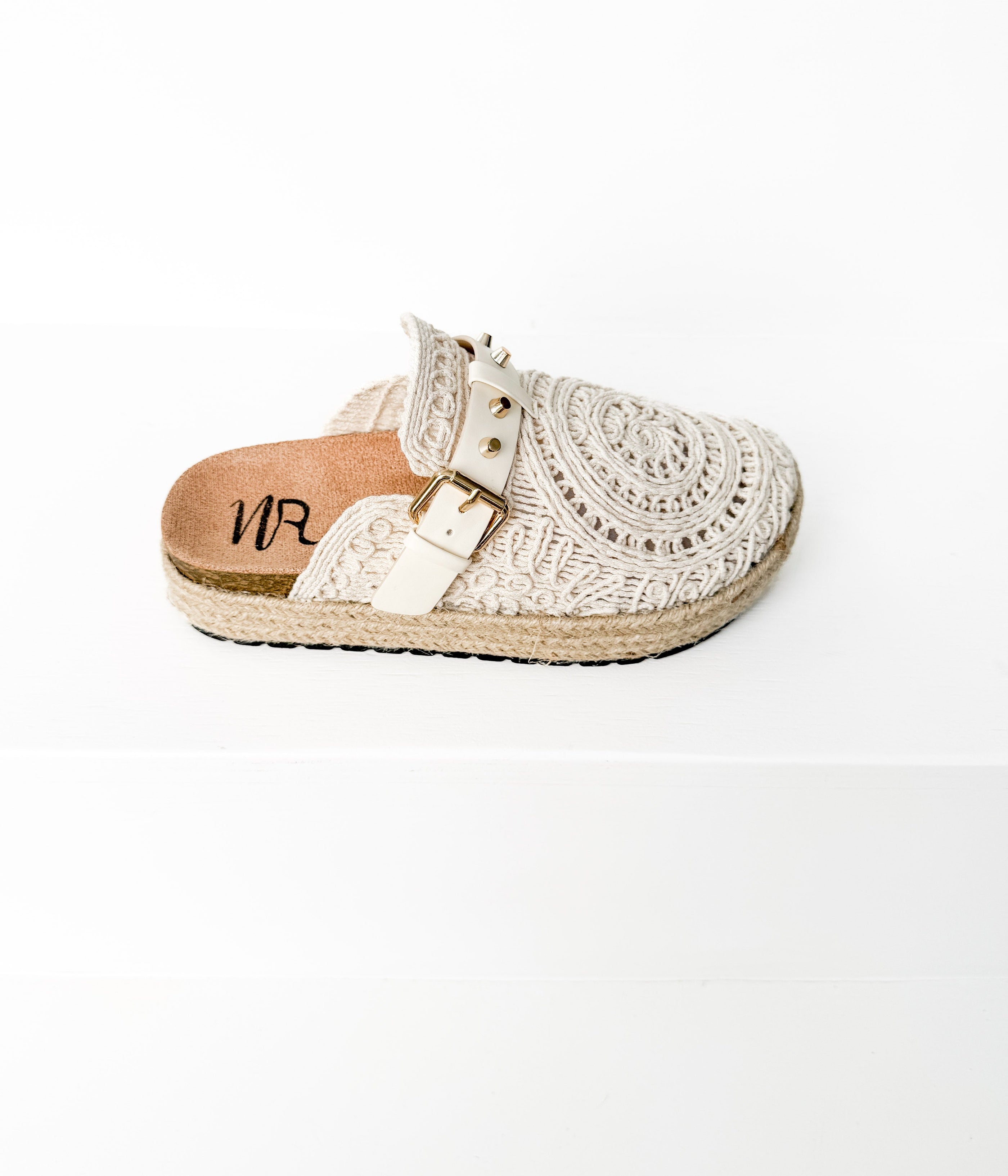 Treads Clogs in White - Glamourous Grace