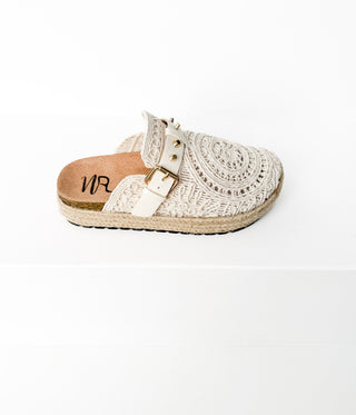 Treads Clogs in White - Glamourous Grace