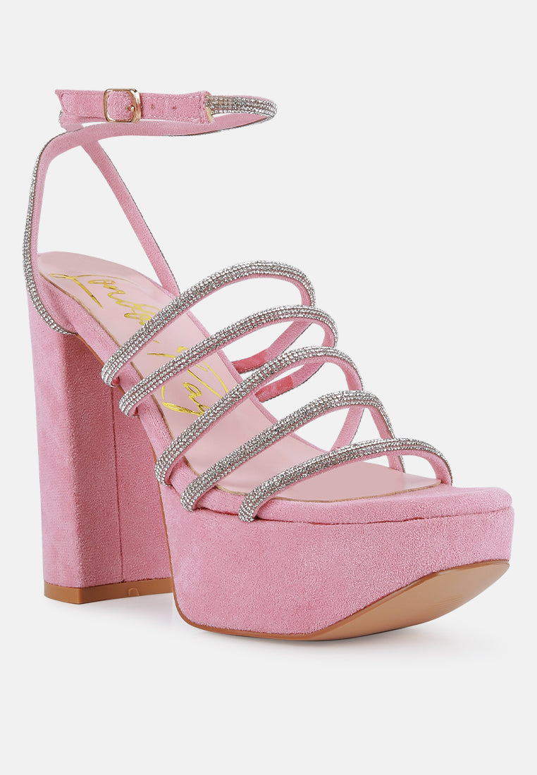 Tricks High Block Heel Sandals - Glamourous Grace