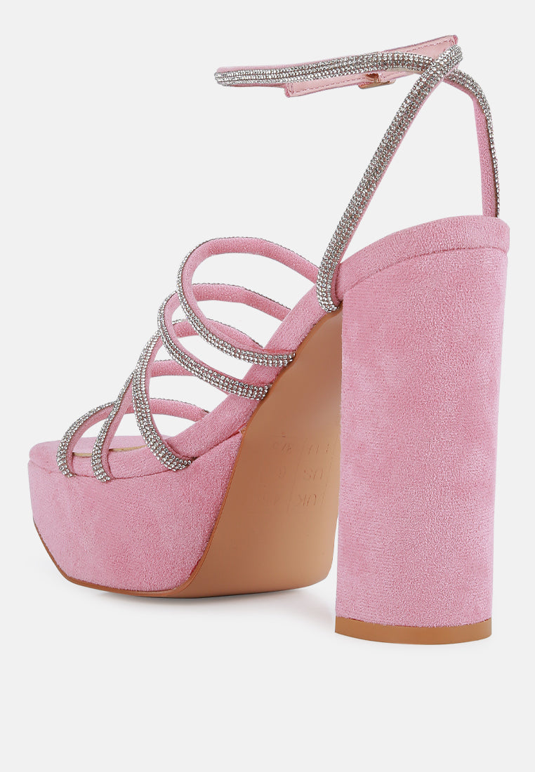 Tricks High Block Heel Sandals - Glamourous Grace