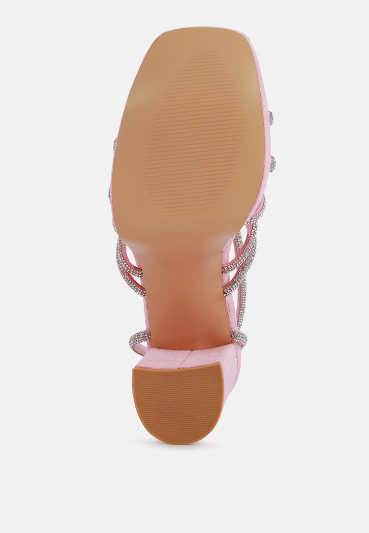 Tricks High Block Heel Sandals