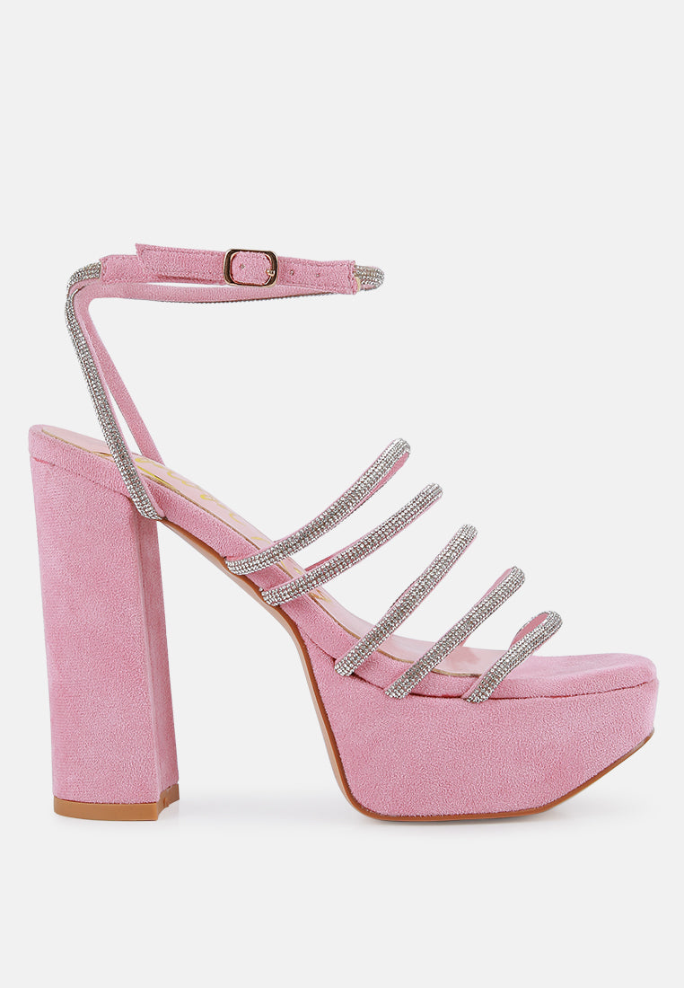 Tricks High Block Heel Sandals - Glamourous Grace