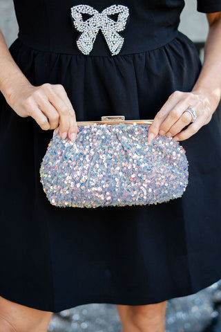 Trixie Sequin Clutch - Glamourous Grace