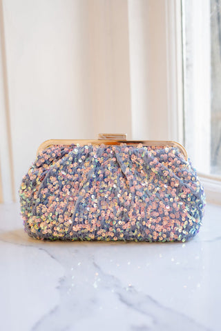 Trixie Sequin Clutch - Glamourous Grace
