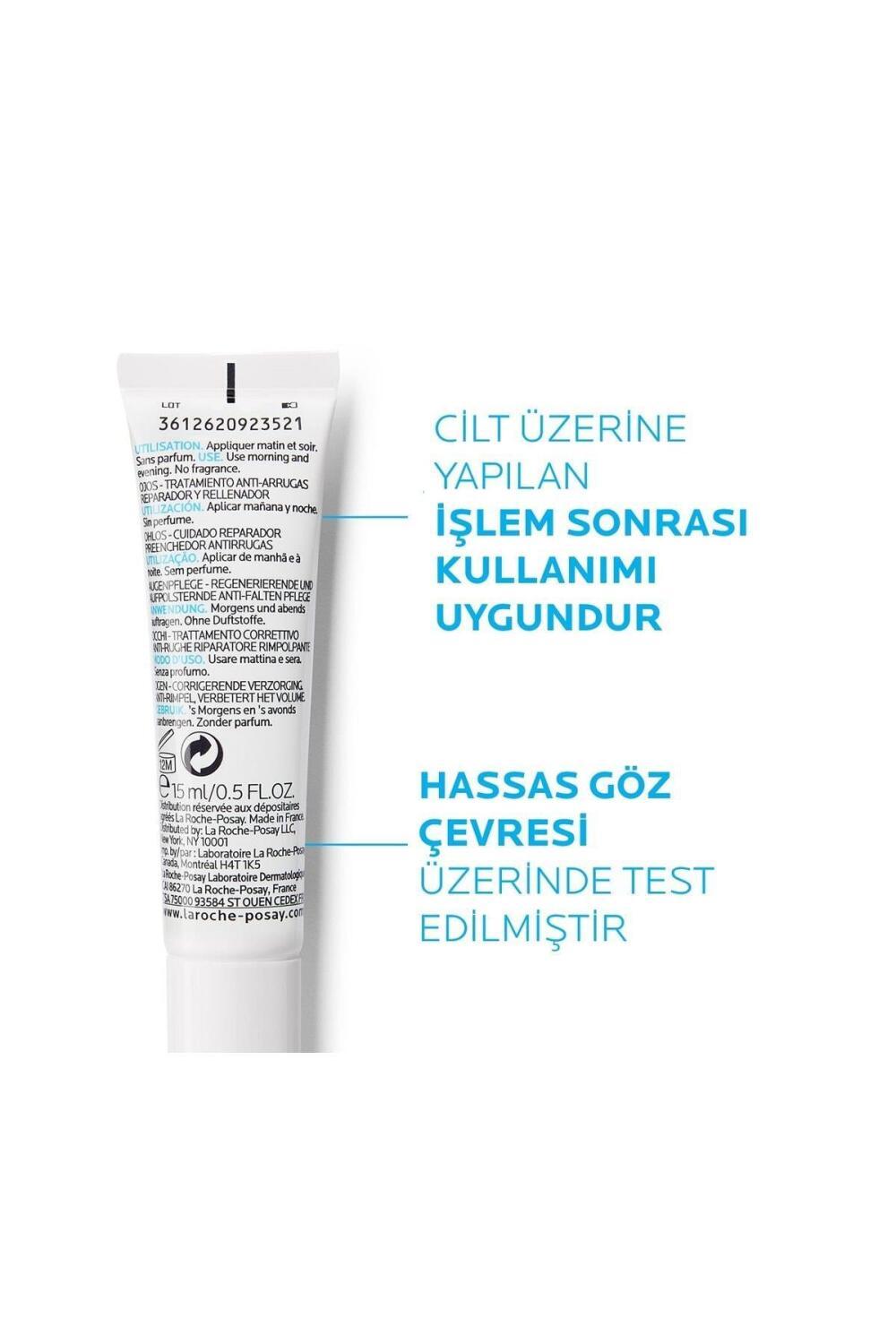 La Roche Posay Hyalu B5 Eye Cream - Anti-Wrinkle, Hyaluronic Acid Eye Care for Sensitive Skin, 0.51 fl oz - Glamourous Grace
