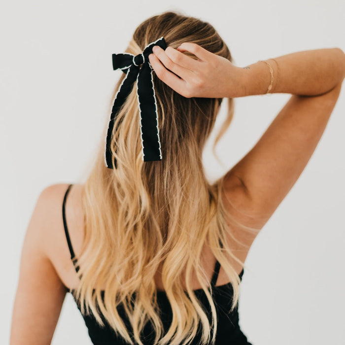Tuxedo Park Hair Bow - Glamourous Grace