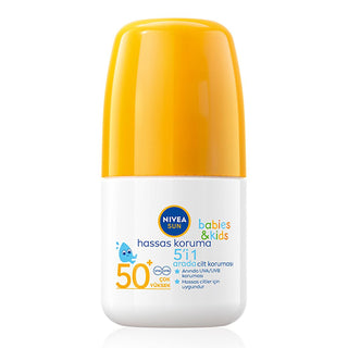 Nivea Baby Sunscreen SPF 50 - Gentle Sun Protection Roll-On for Sensitive Skin - UVA/UVB Protection, Water Resistant - Pediatrician Approved - Glamourous Grace