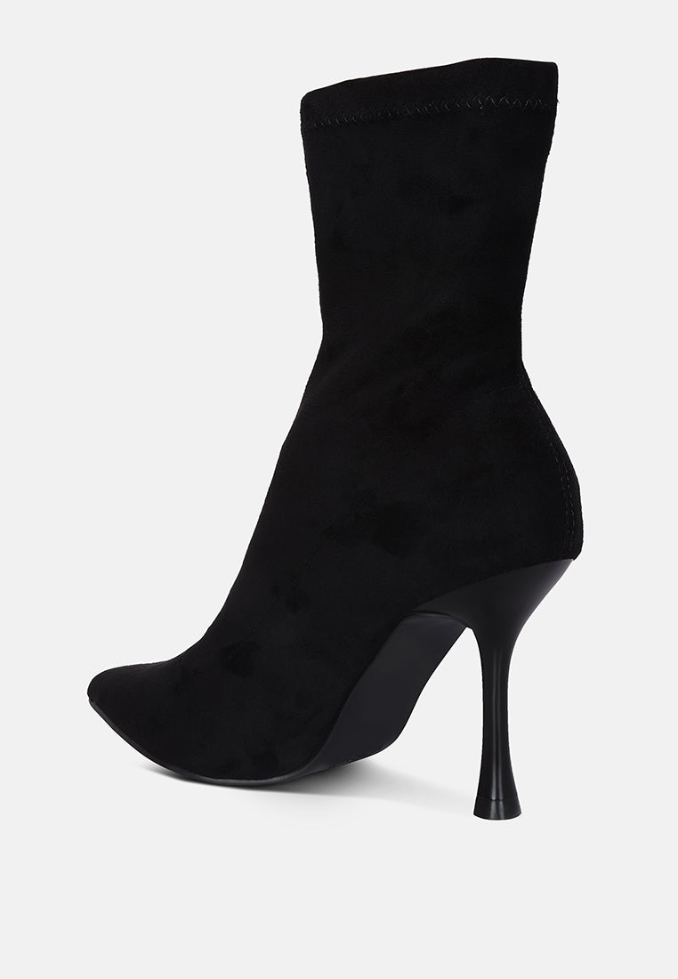 Tweeple Stiletto Boot With A Pointed Toe - Glamourous Grace