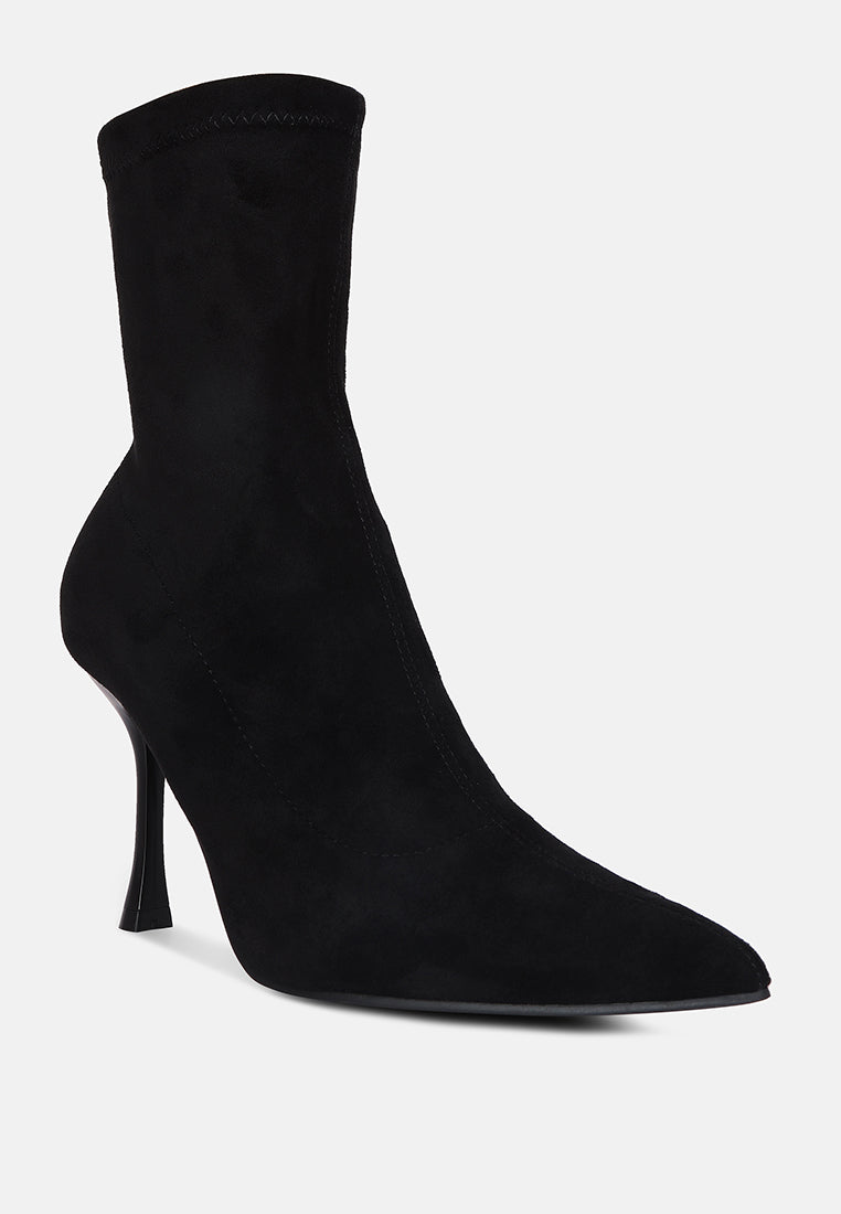 Tweeple Stiletto Boot With A Pointed Toe - Glamourous Grace
