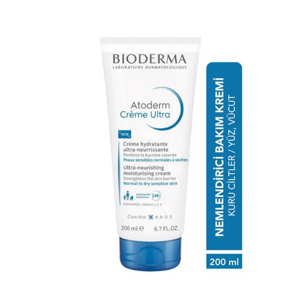 Bioderma Atoderm Ultra Moisturizing Cream for Dry Skin - Gentle, Non-Comedogenic, 6.76 fl oz - Glamourous Grace