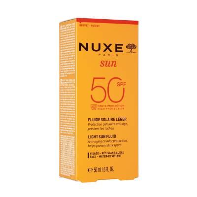 Nuxe Sun SPF 50 Facial Sunscreen: Lightweight Anti-Aging Sun Protection for Face, Water Resistant - 50ml - Glamourous Grace