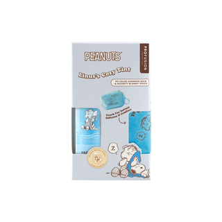 Peanuts 75th | Linus’s Cozy Tint PH Color Changing Balm & Security Blanket Pouch