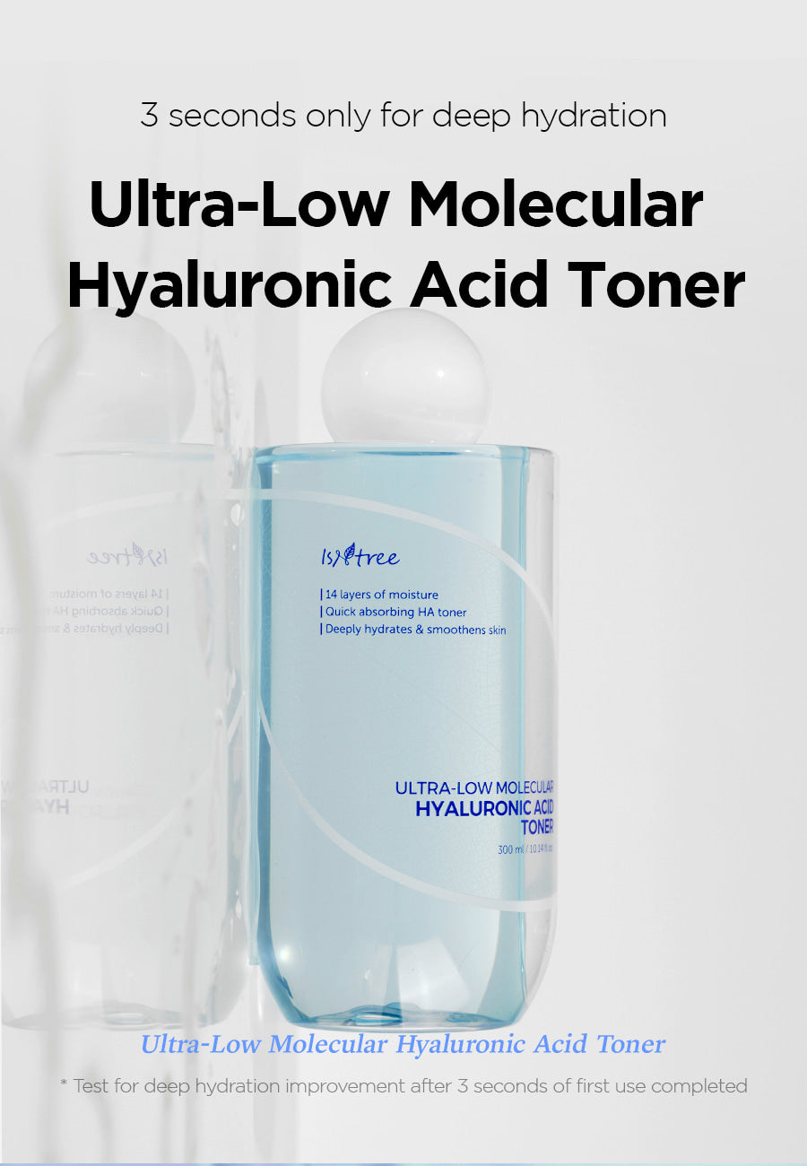 Isntree Ultra-Low Molecular Hyaluronic Acid Toner - Glamourous Grace
