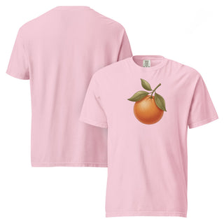 Sunlit Orange Cotton T-Shirt