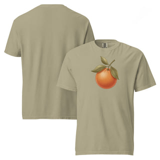 Sunlit Orange Cotton T-Shirt