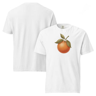 Sunlit Orange Cotton T-Shirt