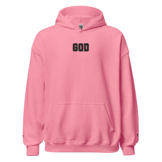 Embroidered GOD Cross Hoodie