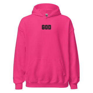 Embroidered GOD Cross Hoodie
