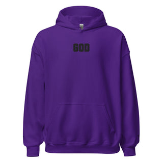 Embroidered GOD Cross Hoodie