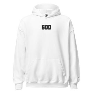 Embroidered GOD Cross Hoodie