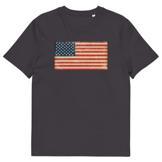 American Flag Organic Cotton  T Shirt