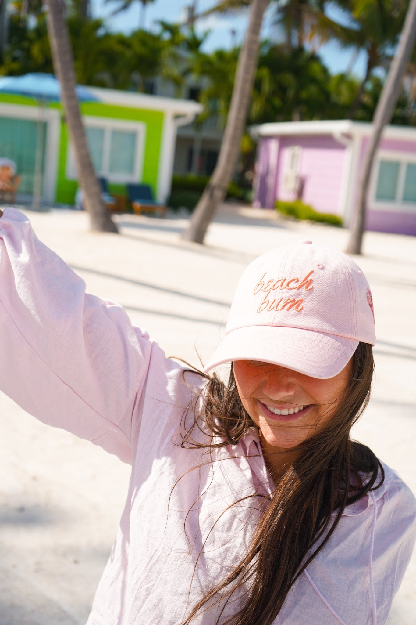 Beach Bum Icon Pink Hat