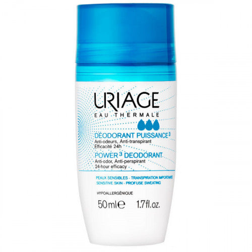 Uriage Puissance 3 Deodorant Roll-On for Sensitive Skin