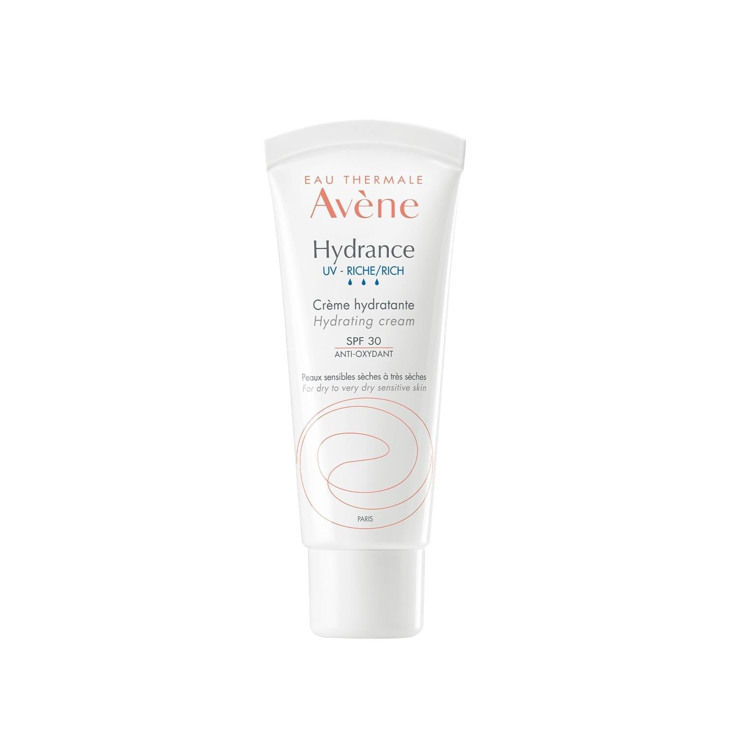 Avene Hydrance Rich SPF30 Moisturizing Cream - Hydrating & Sun Protected Dry, Sensitive Skin - 1.35 fl oz - Glamourous Grace