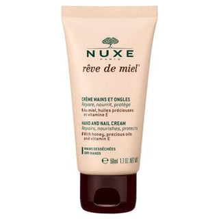 Nuxe Reve de Miel Hand and Nail Cream: Natural Repair for Dry, Damaged Hands - Moisturizing, Anti-Aging Hand Care - Glamourous Grace