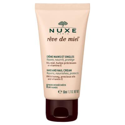 Nuxe Reve de Miel Hand and Nail Cream: Natural Repair for Dry, Damaged Hands - Moisturizing, Anti-Aging Hand Care - Glamourous Grace