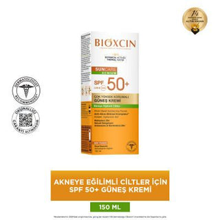 Bioxcin Sunscreen for Acne-Prone Skin - SPF 50+, Non-Comedogenic, Water-Resistant - 1.69 fl oz - Glamourous Grace