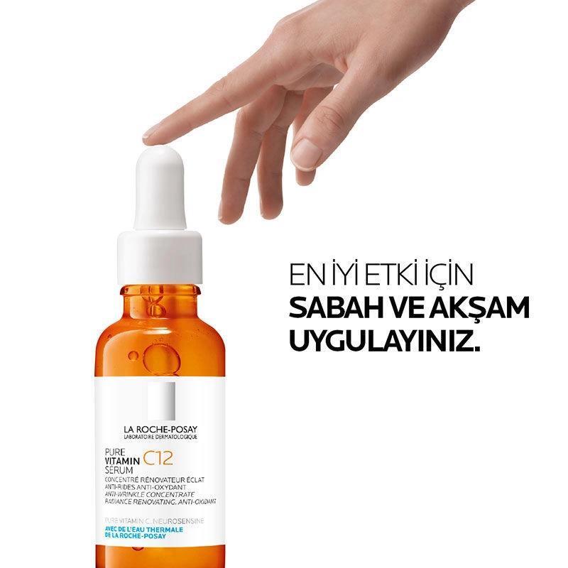 La Roche Posay C12 Antioxidant Face Serum - Illuminating, Anti-aging, Dermatologically Tested - 30 ml - Glamourous Grace