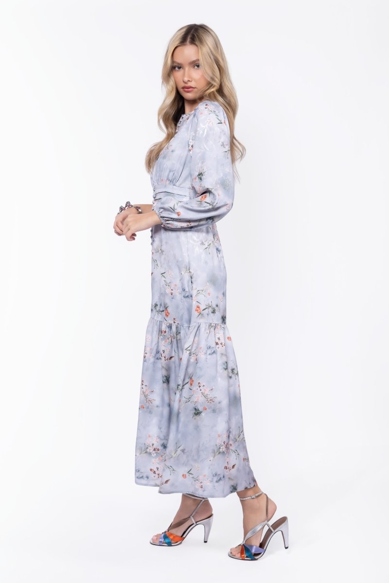 Valentina Dress (Blue Grey) - Glamourous Grace