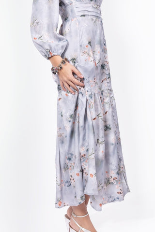 Valentina Dress (Blue Grey)