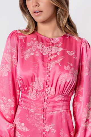 Valentina Dress (Coral Peach)