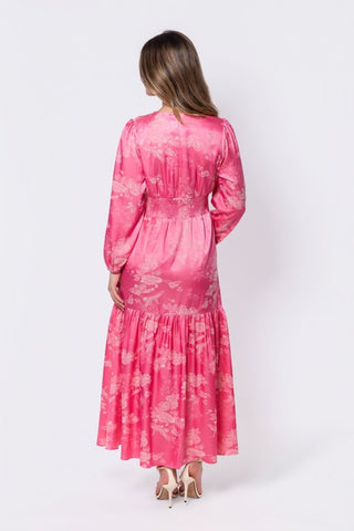 Valentina Dress (Coral Peach)