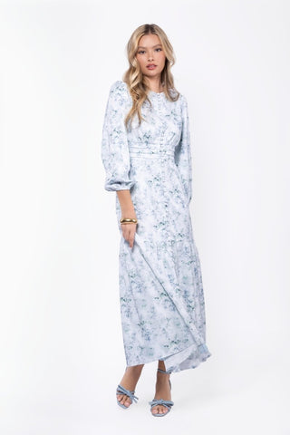 Valentina Dress (Green Flower)