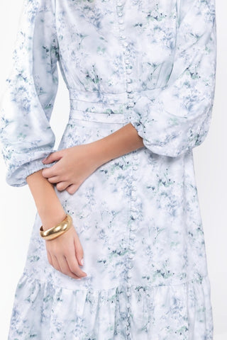 Valentina Dress (Green Flower)